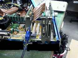 FUJITSU 得点操作盤の旧型PC修理-22