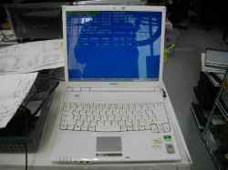 SHARP PC CS50LのHDD交換-1