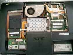 NEC PC-VE570VGのHDD交換の写真