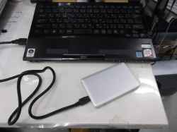 SONY VGN-TZ91NSのSSD交換-13